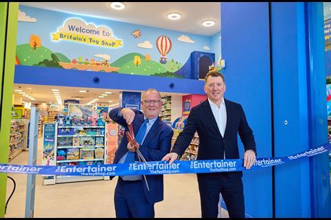 Ribbon cutting at The Entertainer, Bluewater